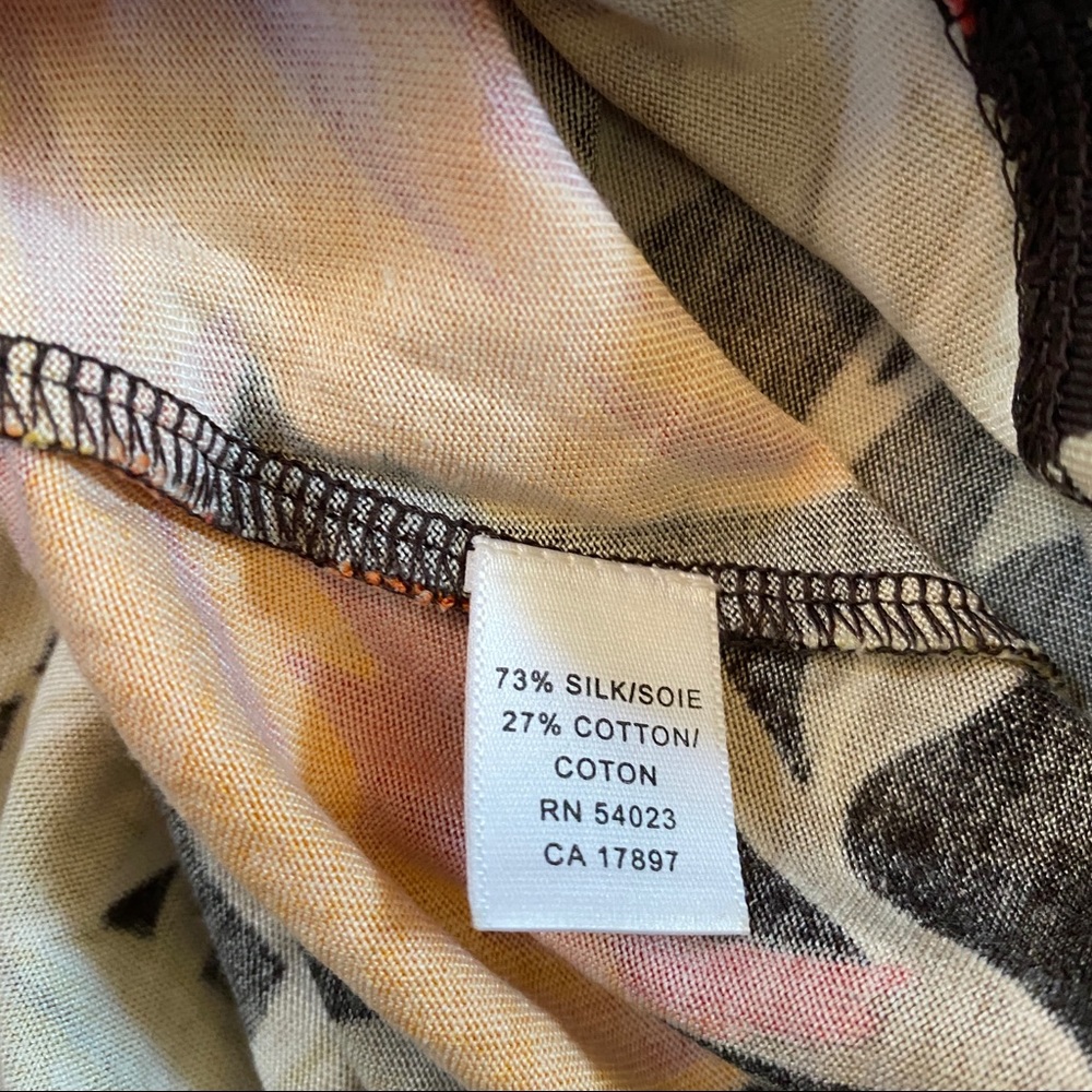 Banana Republic Silk Cotton Tropical Wrap Dress - Picture 5 of 5